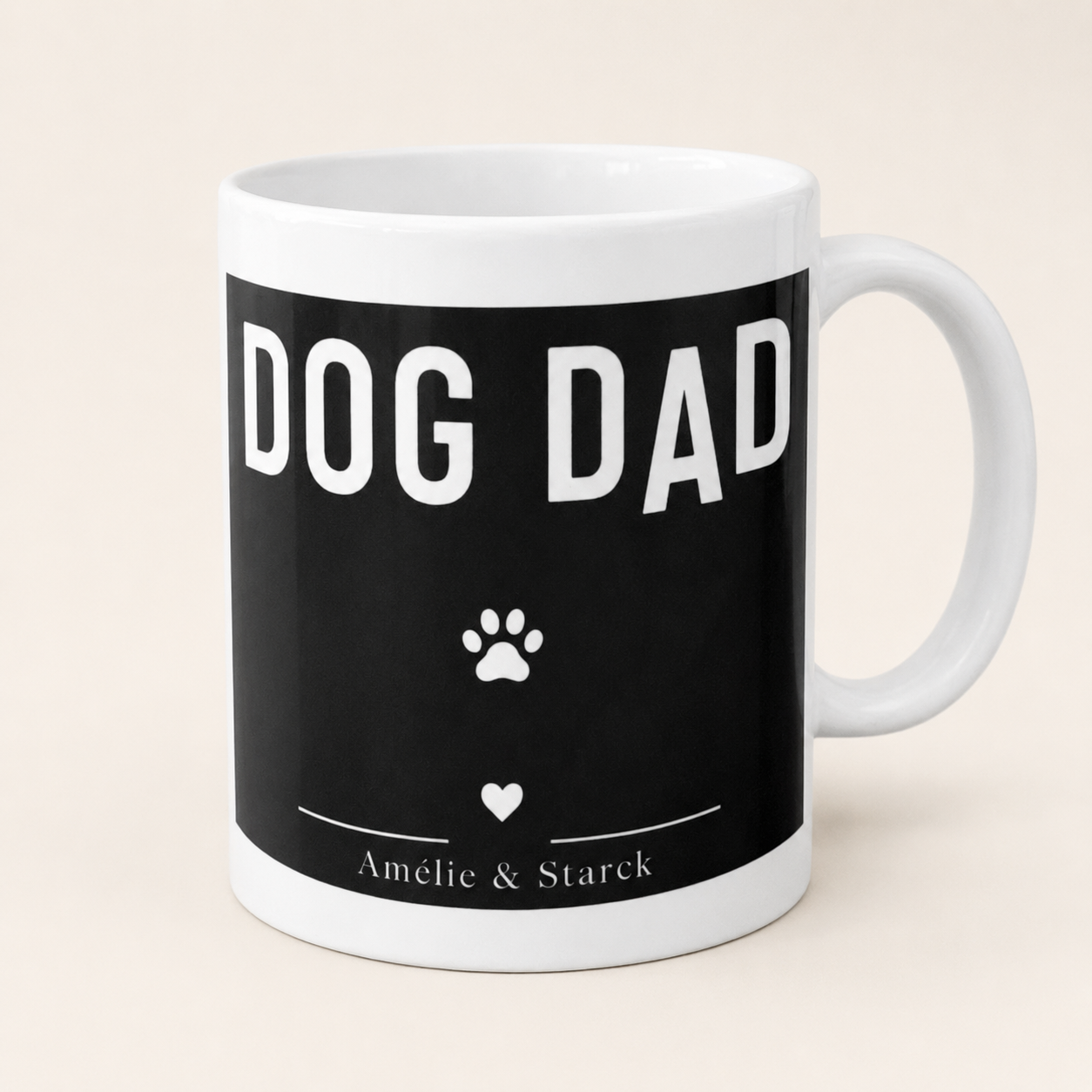 Mug "Dog Dad" - Amélie et Starck – Image 3