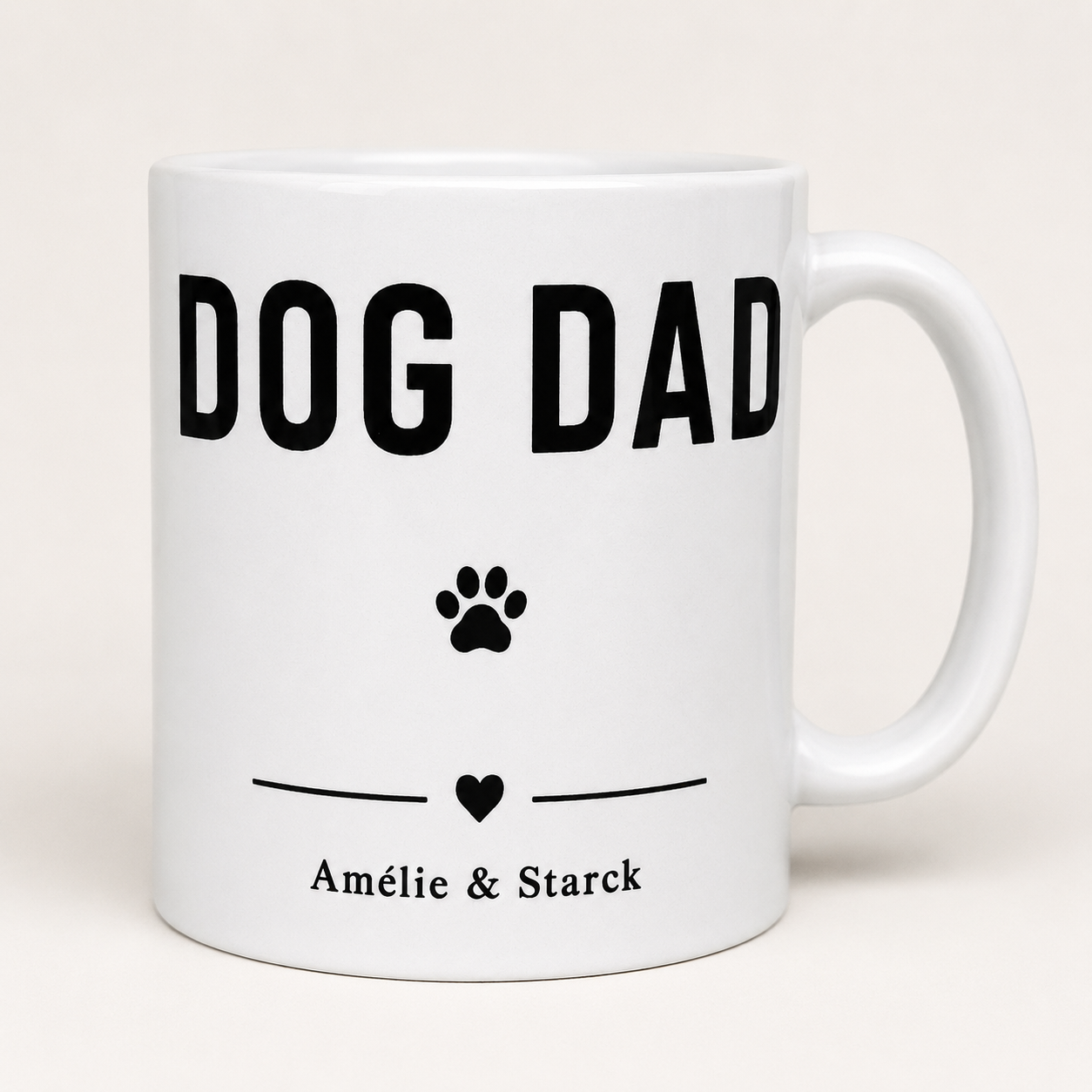 Mug "Dog Dad" - Amélie et Starck – Image 2